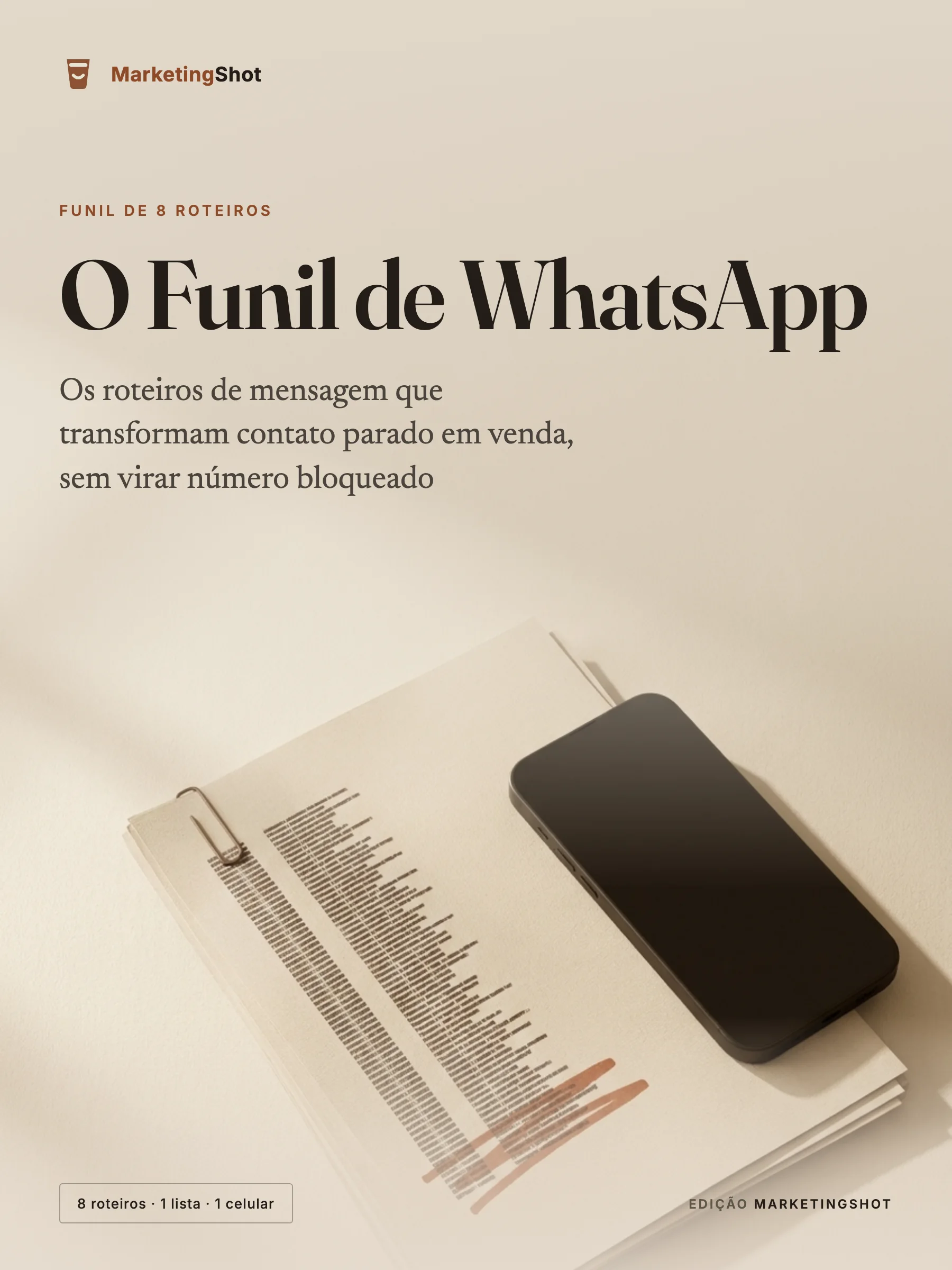 Capa do guia O Funil de WhatsApp
